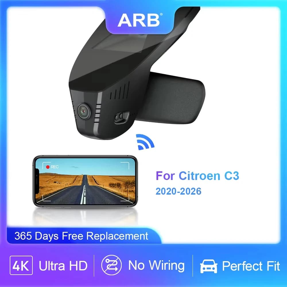 For Citroen C3 - 4K 2160P Car Video Recorder ARB OEM Style Dash Camera