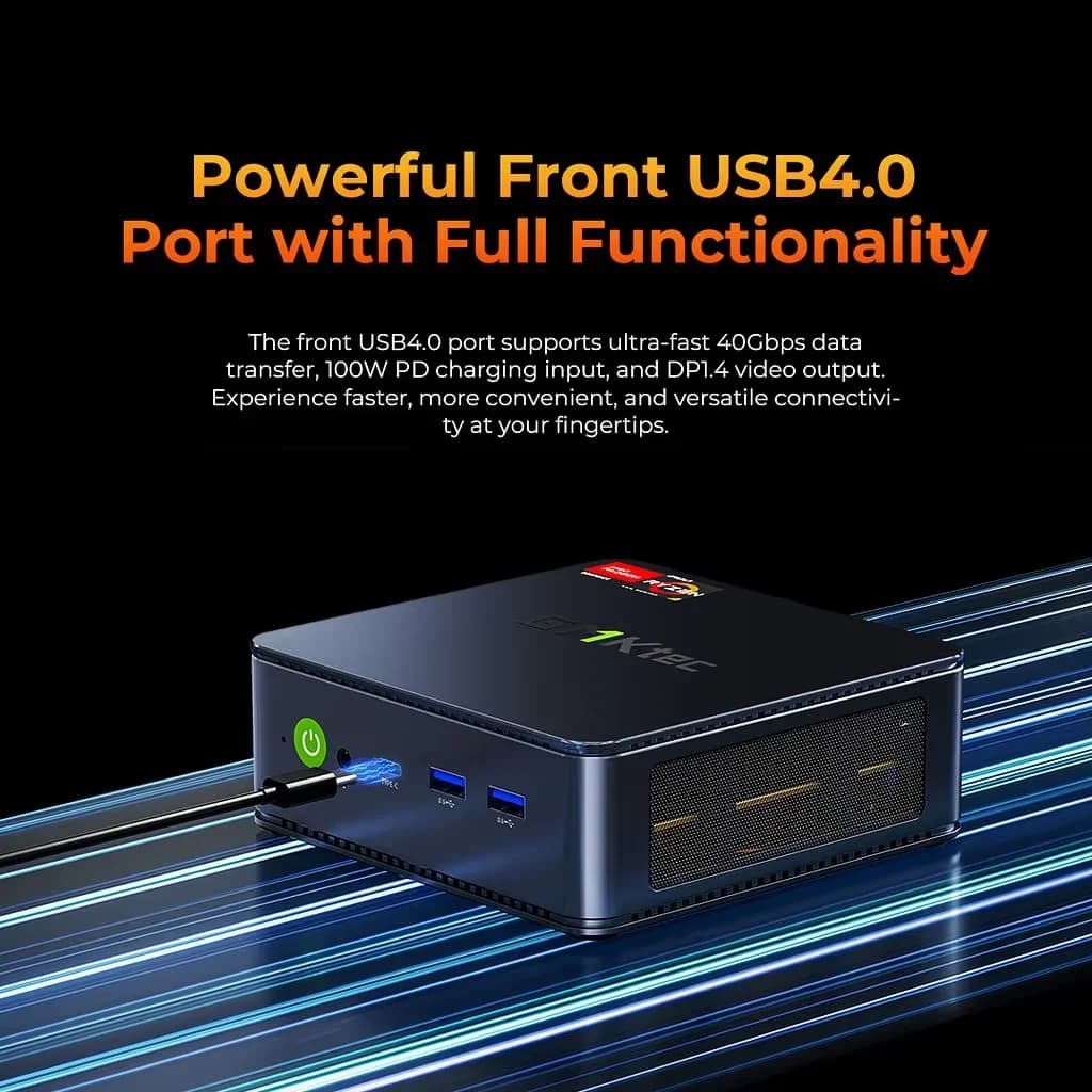 Gmktec K6 M6 Mini PC AMD Ryzen 7 5 7640HS 6600H USB4 2 2.5G NUC DDR5