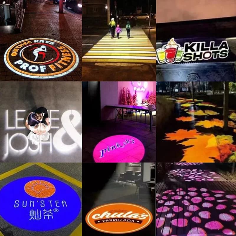 Logo Projector Shop Mall Restaurant Welcome Laser Shadow Design Own