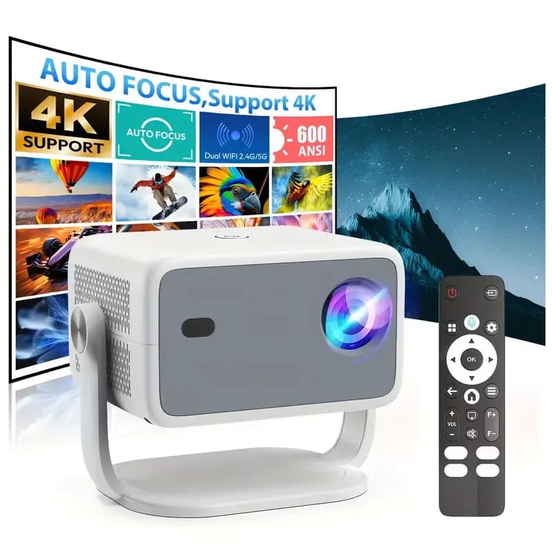 L108 4K Android 11 Projector WiFi 1080P Native Resolution Auto