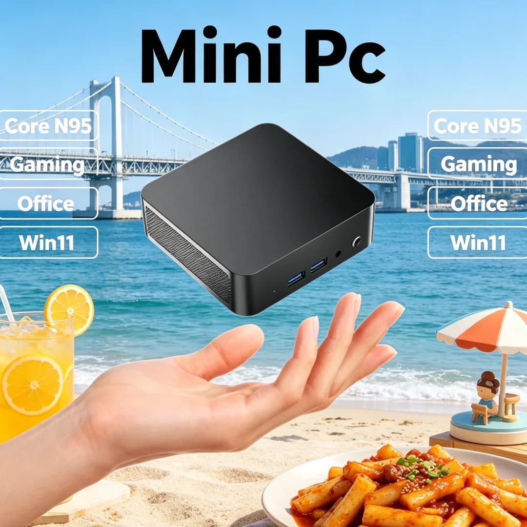 Arrival Core N95 Budget Pick 4K HD Display Office Study Mini Desktop PC Win11 32GB RAM 1TB