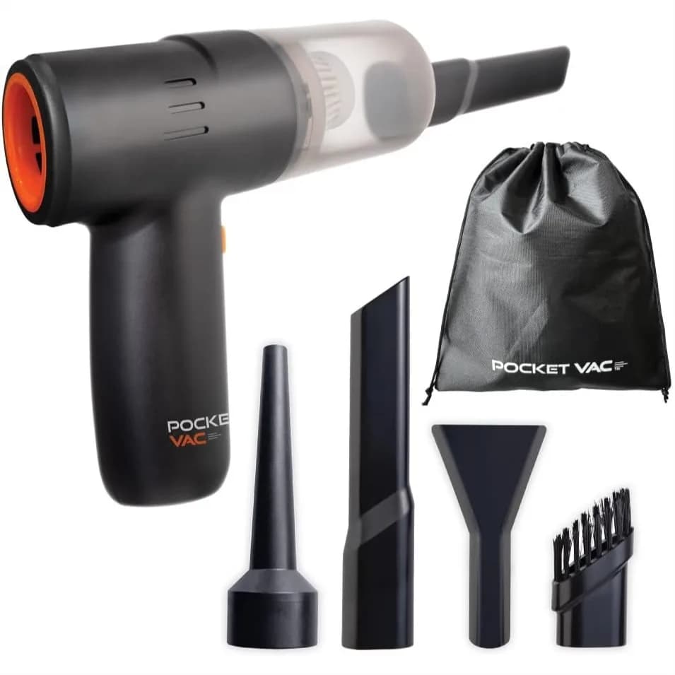 Handheld Vacuum Cleaner Compact Wireless For Home Car Pet Hair Dust