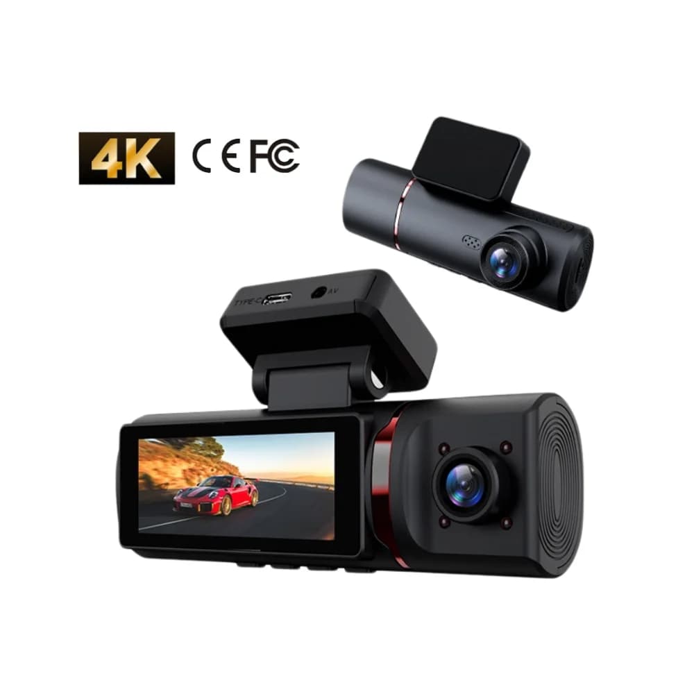 HONG TONG Front And Rear 4K Dashcam Car Camera 4G 3 4 Per Auto