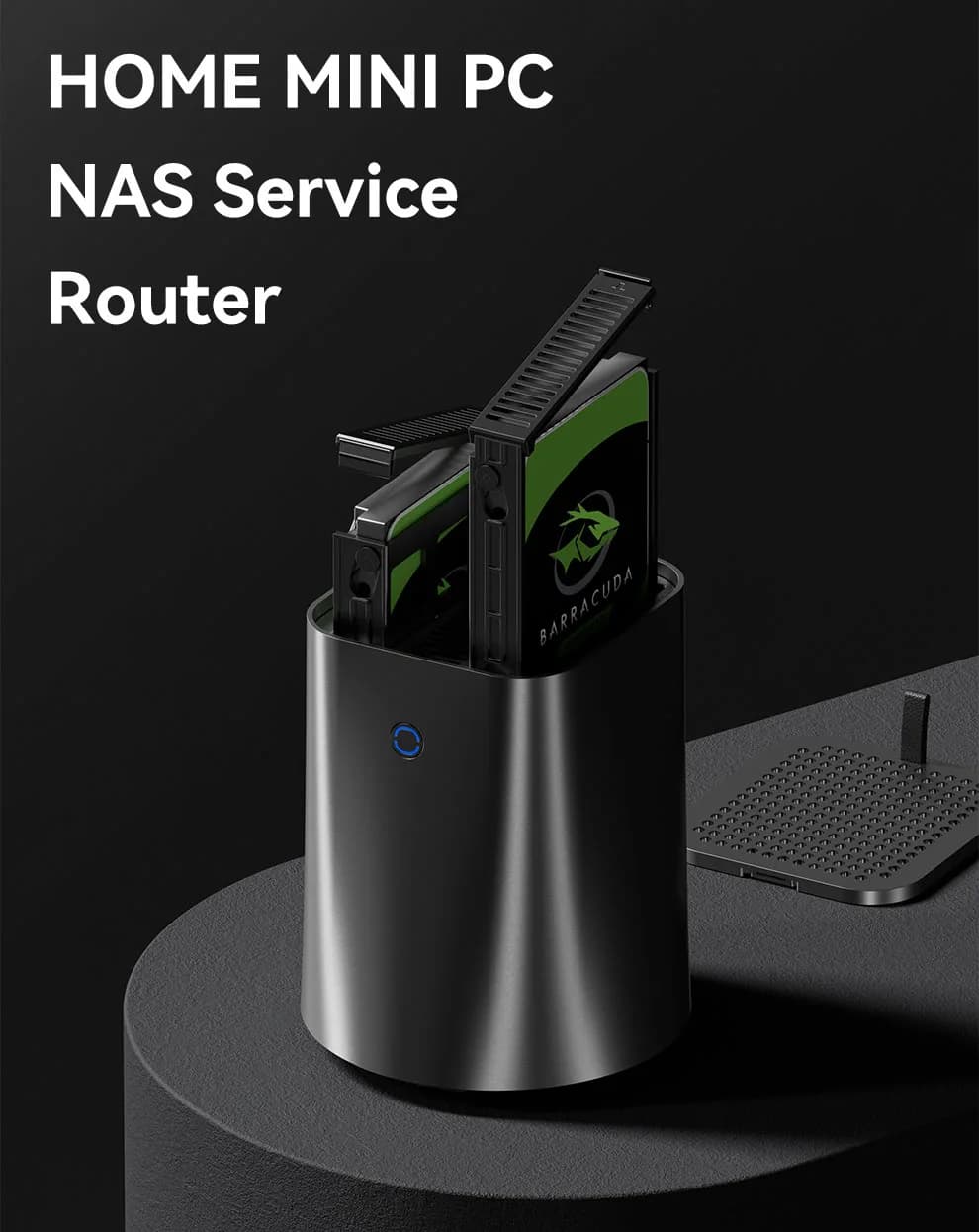 AMD R7 5825U Inter N100 N150 Dual-network Dual-display Home Mini PC Win10 NAS System WiFi