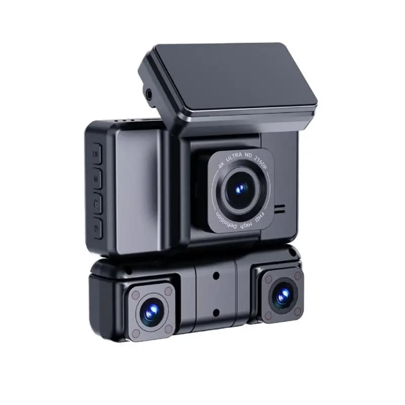 New!ccdd】 Parking Mode DVR 2.5K WiFi GPS 4 Dash Cam 360° View For Car 1080P