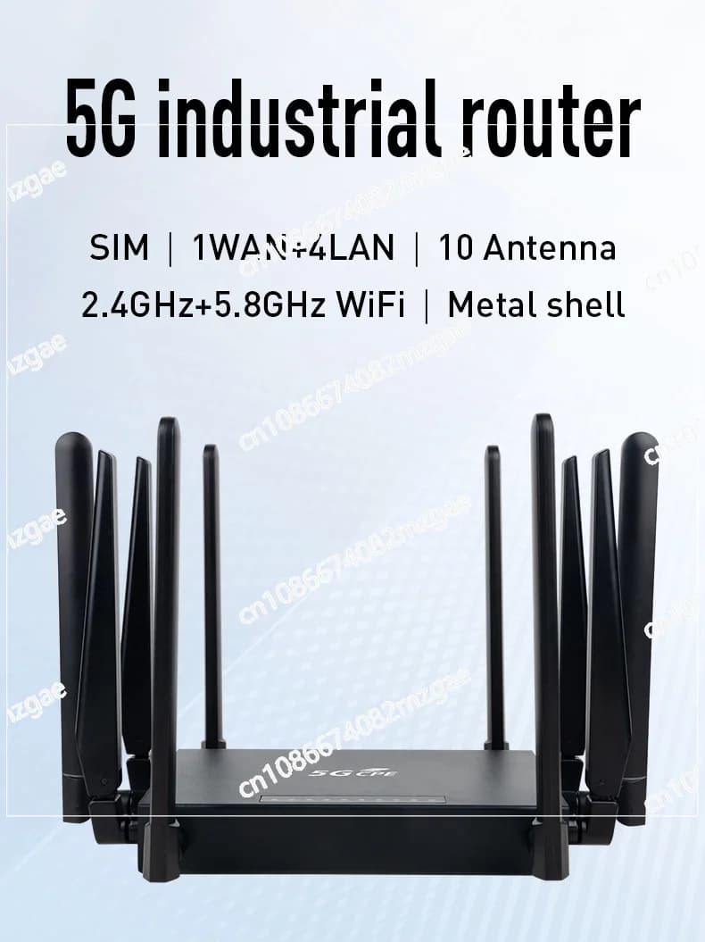 NR180 5G CPE Router Eurasian Edition Dual SIM Card Gigabit WiFi 6
