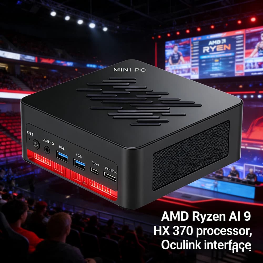 Cyberpunk Mini PC Oculink AMD Ryzen AI 9 HX 370 R7 8845HS USB4.0 2x2.5G