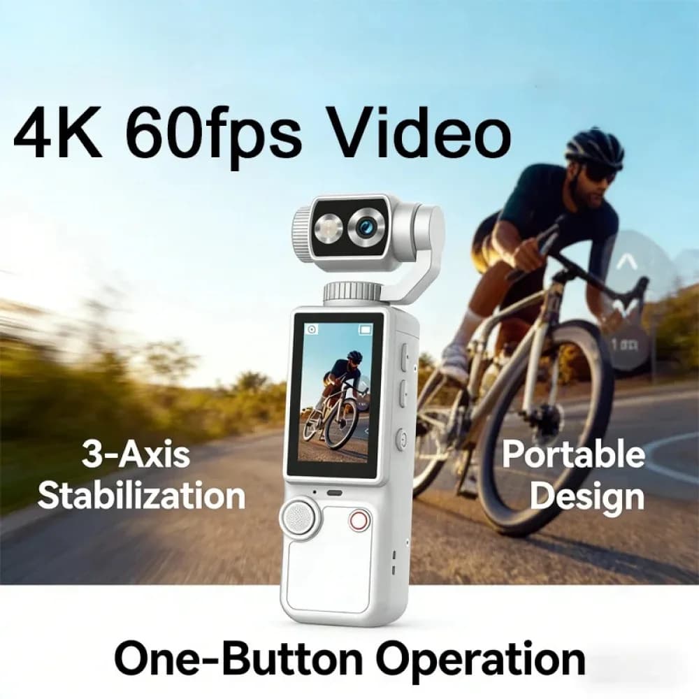 4K HD WiFi Sports Wearable Camera Travel Bicycle Driver Recorder Mini