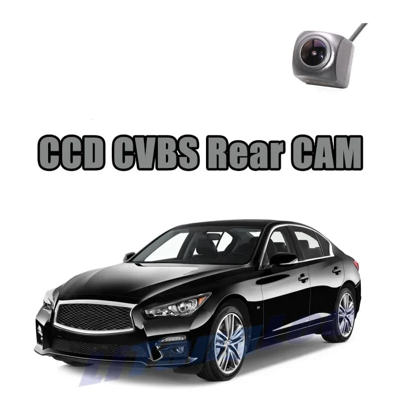 Car Rear View Camera CCD CVBS For Infiniti Q50 Q50L Nissan Skyline