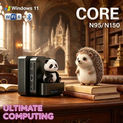 Supranational Windows 11 Pro Core N95 N150 Mini PC 16GB RAM 1 2TB M.2 SSD WiFi 6 BT5.2 4K