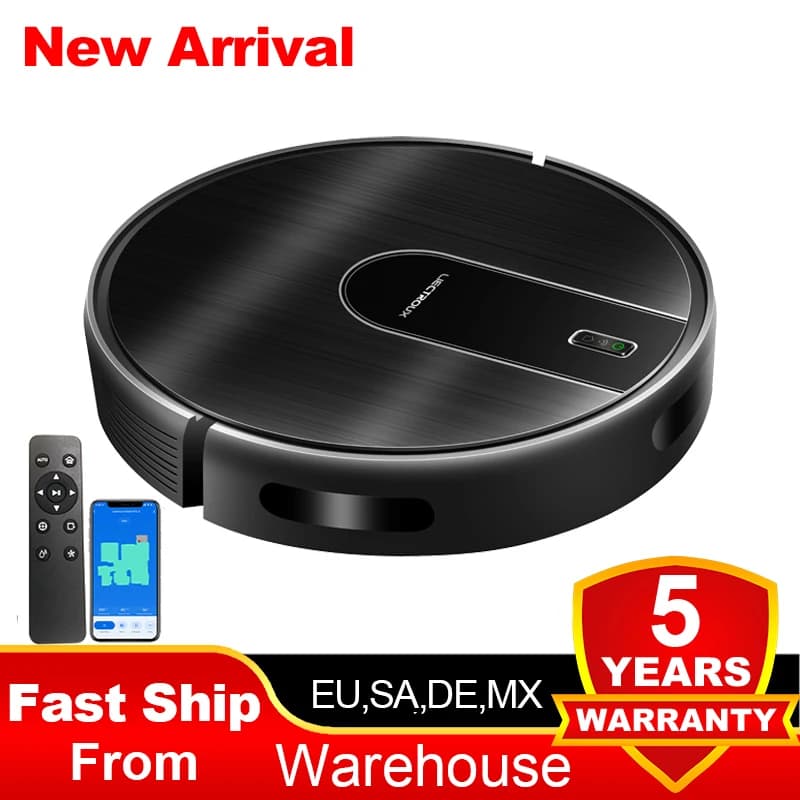 Robot Vacuum Cleaner Liectroux N7S-U Mapping WiFi App 6KPA 5200MAH