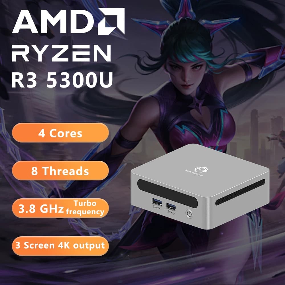 AMD Ren5000 5300U 5475U 5600H 5625U Windows 11 Ryzen DDR4 3200MHZ WiFi