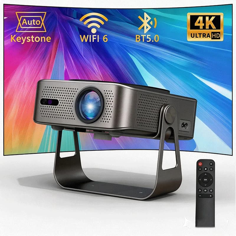 Transjee Manufacturer A50 Projector Bedroom Wall PTZ Design Native 1080P
