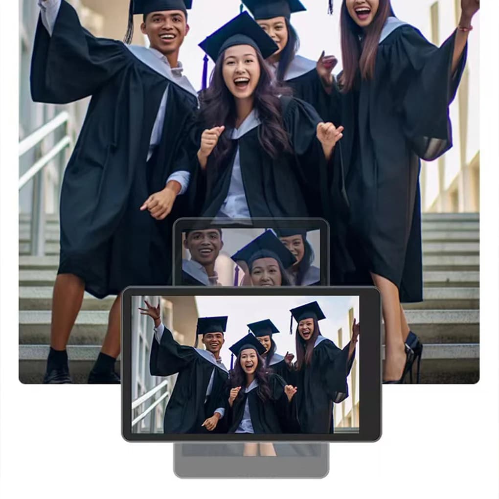 Magnetic Vlog Monitor Screen Projector Photo Video Selfie Stick Remote Control Selfie Live Streaming For iPhone Android Phone